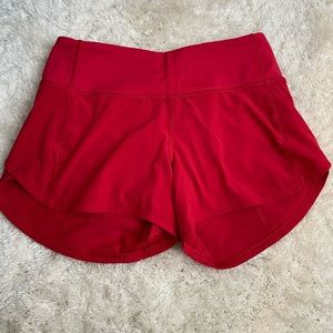 lululemon speed up mid-rise lined short 4”